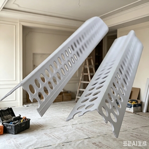 Mejores Perfiles de Pladur para Interiores, Suministro de Fábrica, Esquina de Pared con Malla de Fibra de Vidrio, Esquina de <span class=keywords><strong>PVC</strong></span> Vinílico <span class=keywords><strong>Blanco</strong></span> - Product Image 1