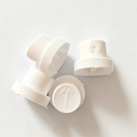 Bouchons d'actionnement par bouton en plastique pour aérosols, 1 pouce et 20 mm, pour peinture en spray sur boîtes à valve aérosol, vente en gros personnalisée