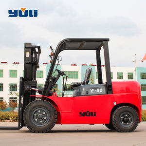 Yuli Neues Design Fabrikpreis Günstiger Verkauf CPD 50 Allrad-Gabelstapler 4x4 Geländegabelstapler zum Verkauf Diesel-Gabelstapler - Product Image 5