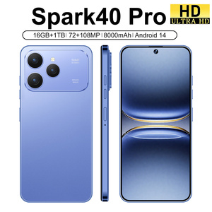 Livraison rapide Nouveau Smartphone de jeu HD haute performance pas cher Spark40 Pro Android 14 5G Déca Core Double SIM - Product Image 3