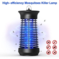 Zapper de insectos de interior, Zapper de mosquitos, asesino de mosquitos, trampas para moscas, Zapper de insectos voladores, lámpara de mosquitos con carcasa exterior de plástico ABS