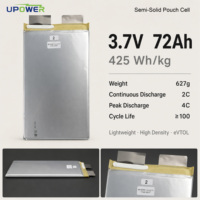 Sel Baterai Pouch NMC ULi 425Wh/kg 3.7V 72Ah Densitas Energi Tinggi untuk UAV Drone Robotika Drone Penyemprot Pertanian