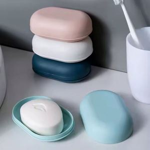 Support carré pour savon de couleur bonbon avec logo personnalisé, vente en gros, étanche, pour voyage, salle de bain, douche - Product Image 1