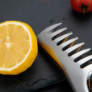 Pince à spaghetti, pince à pâtes, support alimentaire, pince à nouilles en acier inoxydable, peigne à aliments, ustensile de cuisine, outil de cuisine pour restaurant occidental - Product Image 5