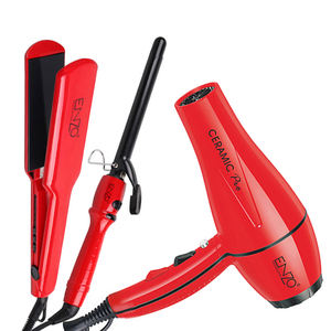 Cepillo de Aire Caliente 3 en 1 <span class=keywords><strong>ENZO</strong></span>, Herramientas de Peinado con Iones Negativos, Plancha de Pelo, Rizador de Aire, Secador de Pelo, Utilizado por Barberos y Estilistas - Product Image 1
