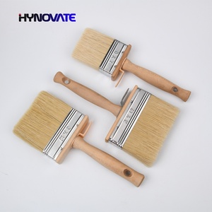 <span class=keywords><strong>Pinceau</strong></span> à <span class=keywords><strong>peinture</strong></span> murale en poils de bois durable de grande taille 30x100mm avec poignée en métal - Product Image 2