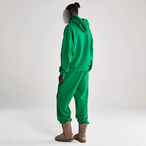 High Quality Manufacturers Long Oversized Hoodie Unisex <b>Men</b> Knitted Breathable Cotton Fleece Pocket Hoodies Personalized LOGO - Product Image 3