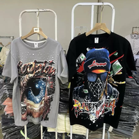 Fabricants de vêtements, t-shirt personnalisé pour homme, t-shirt graphique imprimé DTG, t-shirt uni en coton lourd 100%, t-shirt surdimensionné