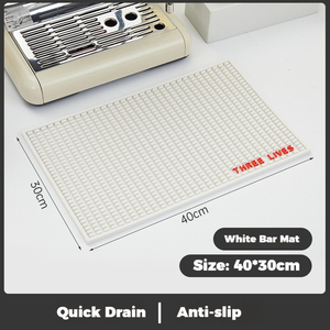 Alfombrilla de silicona flexible negra con logotipo personalizado al por mayor para mesa de salón estación de trabajo de peluquero suministros de hotel y restaurante de la marca <span class=keywords><strong>Bacardi</strong></span> - Product Image 6