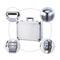 Boîte à outils de transport de vol, en aluminium, OEM/ODM, avec mousse à l'intérieur, pour équipement, matériel pour instruments, 1 pièce