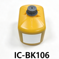 Encre à base de solvant D pour cartouche IC-2BK106 compatible 825ML pour impression numérique Ax150i Ax350i Ax550i