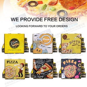 Design personalizzato scatola di pizza 6 7 8 9 10 11 12 13 14 15 16 17 18 <span class=keywords><strong>19</strong></span> pollici scatola di imballaggio della pizza ondulata per il ristorante - Product Image 5