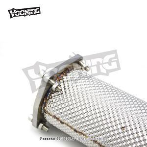 Escape de coche automático para <span class=keywords><strong>Porsche</strong></span> 911 <span class=keywords><strong>991</strong></span>/<span class=keywords><strong>991</strong></span>.2 <span class=keywords><strong>Turbo</strong></span> S 3,8 T 2017-2019 tubo de escape de flujo libre de acero inoxidable - Product Image 5