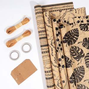 High Quality Wholesale 80g <b>Christmas</b> Kraft <b>Paper</b> Tissue 43*300cm Gift <b>Luxury</b> Custom Birthday Packaging <b>Wrapping</b> <b>Paper</b> Roll - Product Image 1