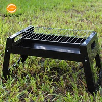 Barbecue Portable de Camping en acier inoxydable, Mini Barbecue pliant au charbon de bois pour l'extérieur, Offre Spéciale