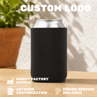 Manchon isotherme en néoprène pour canette de bière avec logo personnalisé, support de canette isolé, vente en gros OEM pour événements, fêtes et promotions