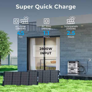 5000W Emergency Power Supply Portable Lithium Station Solar <b>Generator</b> Kit With Folding Panels BP2000E PRO 2200w 3000w Ups Portal - Product Image 4
