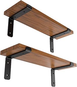 Soportes de Repisa Negros Resistentes de 12 Pulgadas, Soporte de Repisa en Forma de L de 12 Pulgadas para Repisas Flotantes - Product Image 6