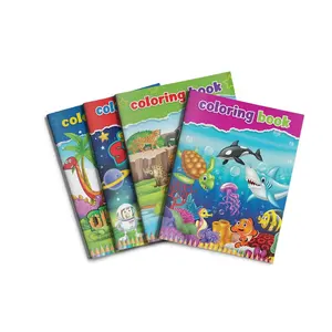 16P A4 Coloring book Inglês Oversea Animal atacado Stock Pronto para Enviar Desenho livro para crianças