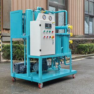Machine de filtration d'huile lubrifiante haute capacité avec pompe moteur 100L/min, 5-10m, puissance de chauffage 60Kw, faible humidité 100ppm - Product Image 3