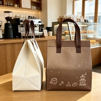 Sacs d'emballage en tissu non tissé personnalisés avec logo pour café, bubble tea, et sacs en aluminium pour aliments, gâteaux et plats à emporter – Vente en gros