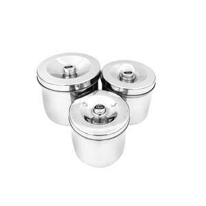 Cubos de gasa de acero inoxidable 304 hechos a medida, tanques de esterilización de alta temperatura para hospitales, tanques de almacenamiento a prueba de yodo - Product Image 1
