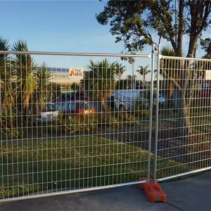 Hot-Dipped Galvanized Steel Temporary Fence Panels for Construction Sites for Temporary Fencing in Steel Structure <b>Buildings</b> - Product Image 2