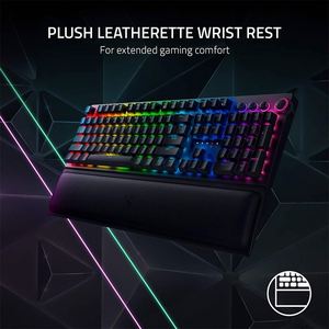 Original <span class=keywords><strong>BLACKWIDOW</strong></span> <span class=keywords><strong>V3</strong></span> PRO 104 teclas RGB interruptor verde y amarillo Teclado mecánico para juegos inalámbrico - Product Image 4