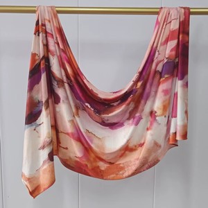 Liquid Jersey Print Islamic <b>Hijab</b> Shawls High Drape Printed Scarf Soft Breathable <b>Full</b> Coverage Ramadan Gift <b>Hijab</b> Scarf - Product Image 3