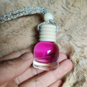 Wholesale Hot Style Crystal Glass Car <strong>Diffuser</strong> Bottle Glass Empty <strong>Diffuser</strong> Bottle with Box Wooden Cap and Lanyard Multifaceted - Product Image 2