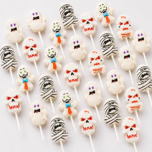 Bonbons Gommes en Forme de Mummy Fantôme BRC Personnalisés, Vente en Gros, Fabricant, Emballage en Boîte, Étiquette Privée, Bonbons Moelleux - Product Image 3