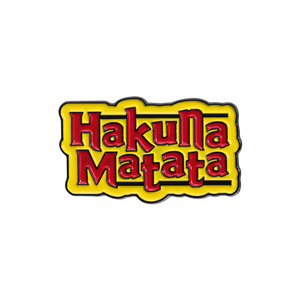 Divertido EE. UU. Anime dibujos animados bailando León insignia <span class=keywords><strong>Hakuna</strong></span> <span class=keywords><strong>Matata</strong></span> PIN - Product Image 3