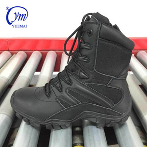 Fabbrica diretta impermeabile antiscivolo in vera pelle da <span class=keywords><strong>uomo</strong></span> sicurezza escursionismo sport deserto stivali <span class=keywords><strong>tattici</strong></span> - Product Image 2