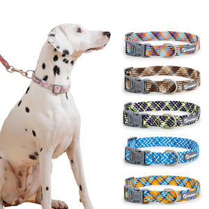 <span class=keywords><strong>Collar</strong></span> de Perro de Lujo Ajustable, Reflectante, Ligero y Sólido, con Cintas de Nailon para Exteriores, Fabricación Directa de Fábrica, OEM/ODM Personalizado - Product Image 3