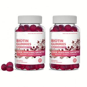 Gummies de biotine bio OEM/ODM avec <span class=keywords><strong>avis</strong></span>, pour des cheveux pleins et épais - Product Image 1