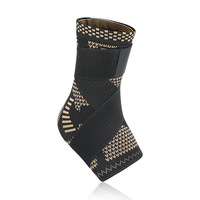 Chaussettes de compression de soutien de la cheville en cuivre pour le sport et la remise en forme, vente en gros, attelle de cheville