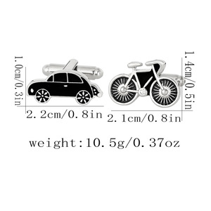 Venta al por mayor personalizado divertido coche logotipo traje <span class=keywords><strong>camisa</strong></span> tachuelas conjunto piedras preciosas botón <span class=keywords><strong>gemelos</strong></span> para hombres de lujo - Product Image 2