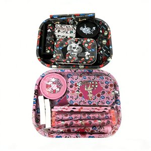 Set di Accessori Personalizzati OEM/ODM in Stock: Libretto di Consigli + Vassoio per Rollare + Grinder + Macchina Rollatrice + Rotolo di Carta per Rollare - Product Image 3