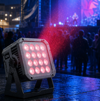 Projecteur LED PAR sans fil IP65 16x10W à batterie, DMX512 RGBWA UV 6-en-1, pour éclairage de scène extérieur