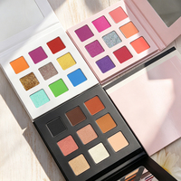 Palette de fards à paupières vegan à marque privée, hautement pigmentée, avec logo personnalisé