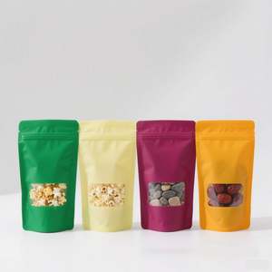 Custom Printed Kraft <b>Paper</b> <b>Stand</b> up Pouch Recyclable and Smell Proof Ziplock Packaging for Food Candy Cookie Pet Food Jelly - Product Image 6