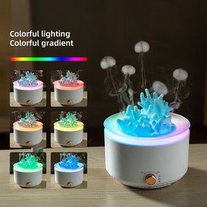 Diffuseur d'arômes 360 ml, 2 modes de pulvérisation, lumière LED à 7 couleurs dégradées, humidificateur à brume froide, machine d'aromathérapie de bureau - Product Image 1