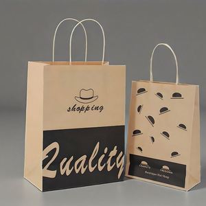 Bolsa de Papel Kraft Ecológica de 30x30 cm para Panadería, Embalaje de Regalos, Venta al por Mayor, Reciclable - Product Image 1