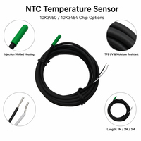 Thermistance NTC 10K B3950 3435 Sonde de température pour chauffage au sol, moulée par injection, étanche, pour chauffage par le sol CVC