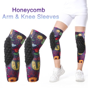 Hot Bán Trẻ Em Bóng Rổ Tay Áo Chống Va Chạm Thể Thao Bảo Vệ Tổ Ong Cánh Tay Chân Khuỷu Tay Miếng Đệm Và Đầu Gối Tay Áo - Product Image 2