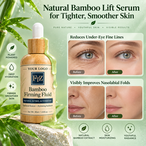 Sérum liftant pour le visage en bambou, soin hydratant récent, soyeux et raffermissant, réparation des ridules et des rides, pour peaux ternes, sensibles et sèches, respectueux de l'environnement, pour femmes - Product Image 2