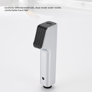 Pistolet <span class=keywords><strong>de</strong></span> pulvérisation double fonction en chrome, pulvérisateur <span class=keywords><strong>de</strong></span> bidet dédié à la salle <span class=keywords><strong>de</strong></span> <span class=keywords><strong>bain</strong></span>, pistolet à eau multifonctionnel en plastique pour la maison - Product Image 4