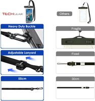 Sac étanche antivol pour téléphone portable, sac de voyage en PVC pour extérieur, capacité 20-36L, vente directe d'usine
