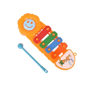 Оптовая продажа, пластиковые красочные сжимаемые игрушки для снятия стресса, развивающий ксилофон для малышей