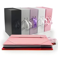 Boîte cadeau personnalisée en carton au fini mat, emballage de bougie de thé d'entreprise en vrac avec logo original, impression UV, type de dossier